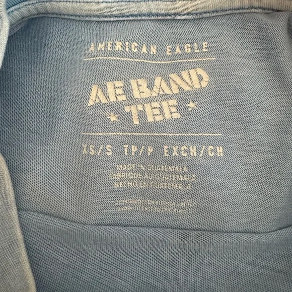 American Eagle Outfitters BLUE AE Band Tee - Picture 4 of 4